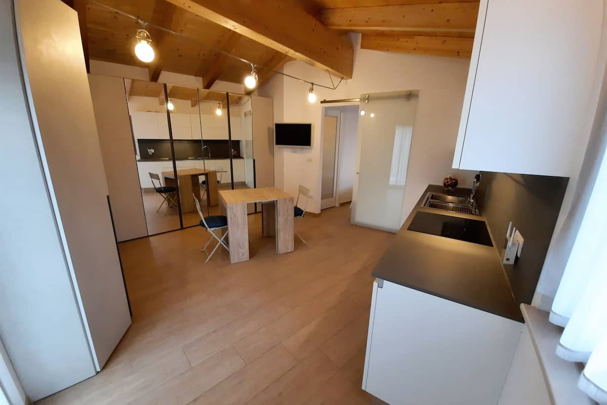 superior studio | living area | 32-inch smart tv with satellite channels, tv