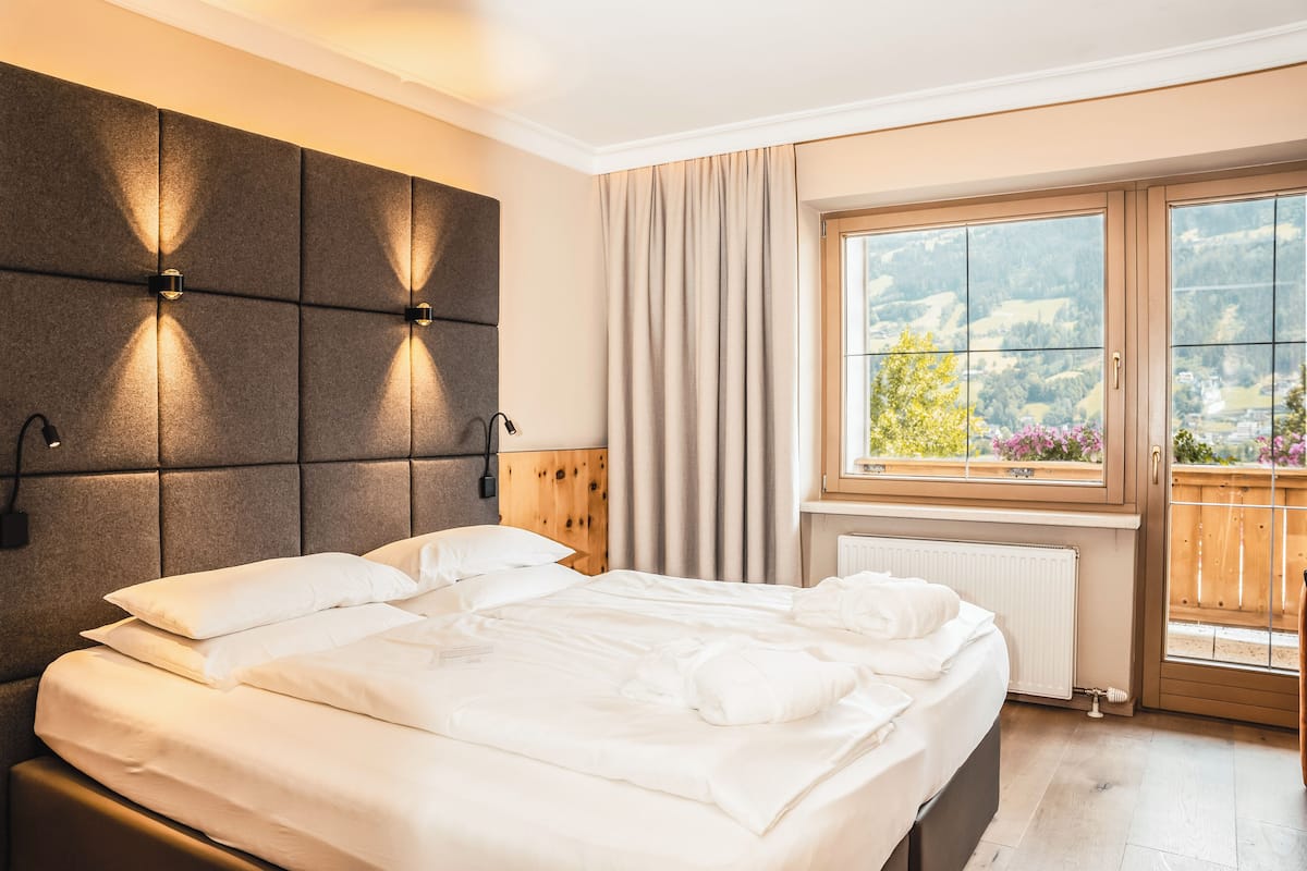 Comfort Room, Balcony, Mountain View (Zillertal) | Down duvets, in-room safe, laptop workspace, blackout curtains