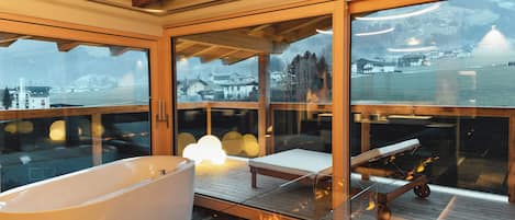Attico, sauna, vista montagna (Suite - Bergfeuer) | Vista dalla camera