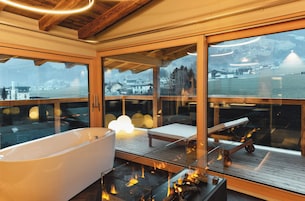 Penthouse Suite (Bergfeuer), Mountain View, Terrace, Sauna, Whirlpool | View from room