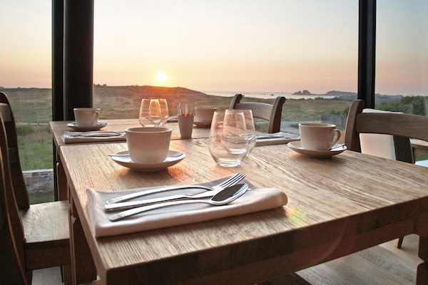 Seafood, ocean views