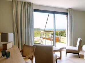 Double Room, Terrace, Sea View | View from room - Logis d'exception Le Château de Sable (Porspoder)