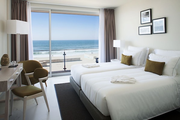 Premium Double or Twin Room | Premium bedding, minibar, in-room safe, desk - Furadouro Boutique Hotel Beach & Spa (Ovar)