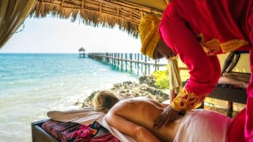 Behandlingsrum til par, kropsbehandlinger, deep tissue-massage