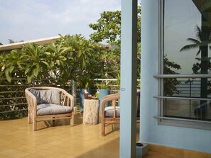 Habitación doble clásica | Vista del balcón