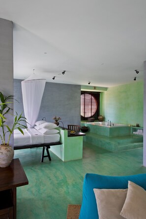 Sea View Suite Double | Minibar, in-room safe, desk, laptop workspace - Knai Bang Chatt (Kep)