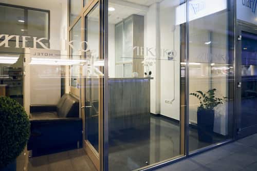 Entrée de l’hébergement