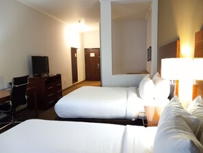 Suite, 2 Queen Beds, Non Smoking | Premium bedding, pillowtop beds, desk, laptop workspace