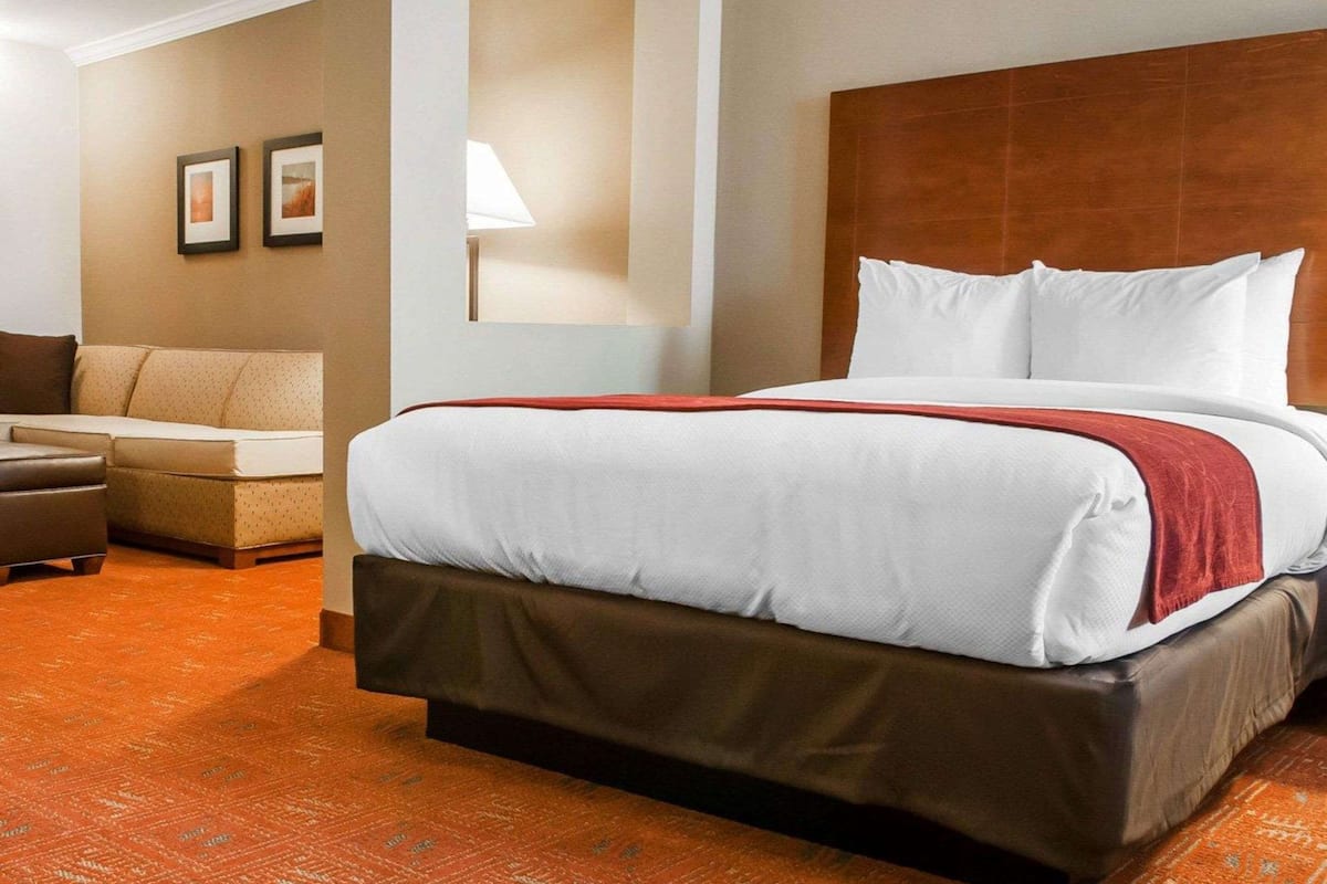 suite, 1 king bed, non smoking | premium bedding, pillow-top beds, desk, laptop workspace