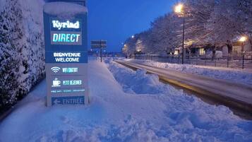 Majoituspaikan julkisivu