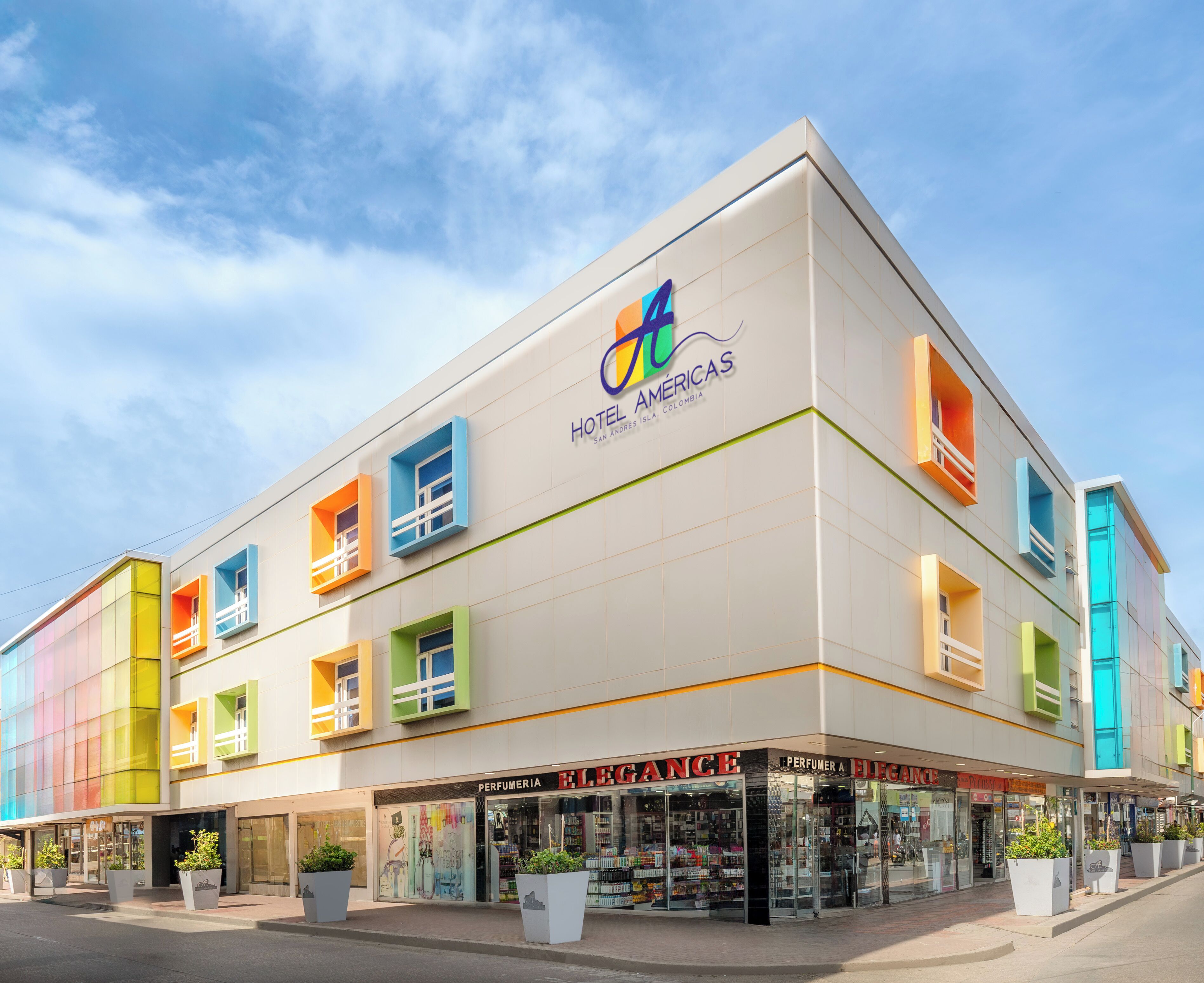 Fassade der Unterkunft