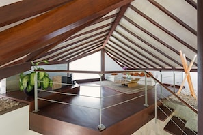 Villa, 2 Bedrooms, Private Pool | Living room | LCD TV, DVD player, iPod dock