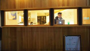 Majoituspaikan julkisivu