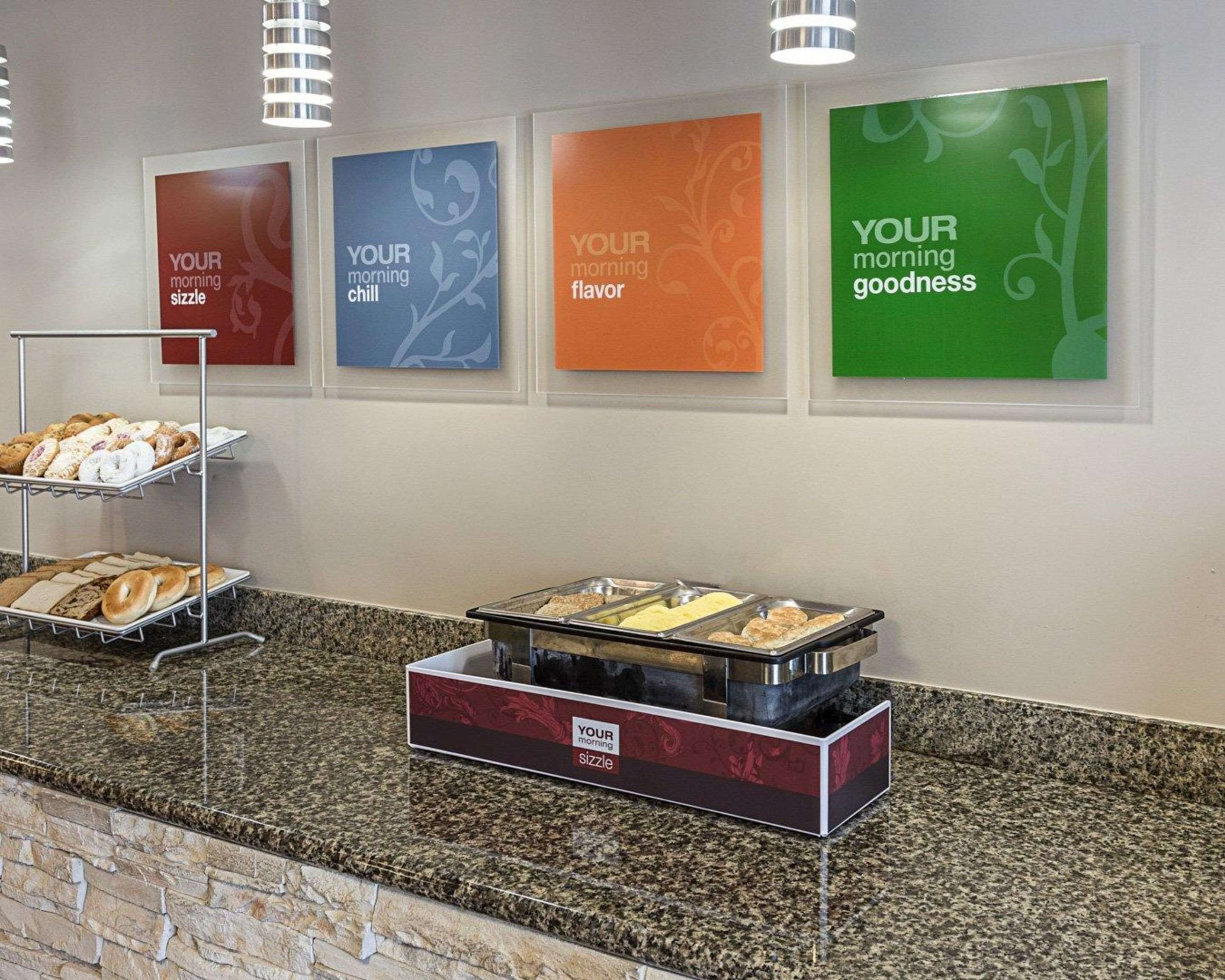 free daily self-service breakfast