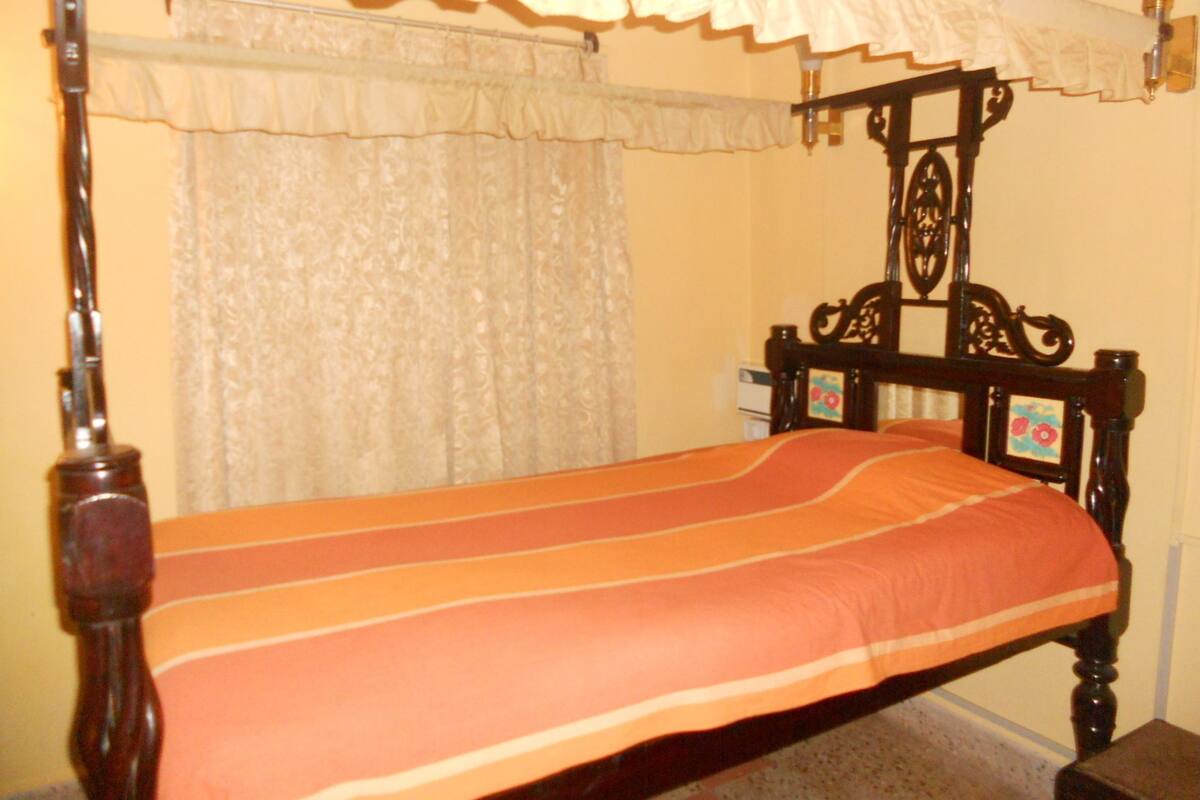Single Room (A/C) | Desk, blackout curtains, free WiFi