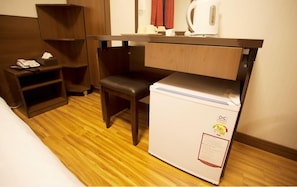 Blackout drapes, iron/ironing board, rollaway beds, free WiFi