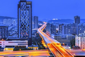 Front of property – evening/night