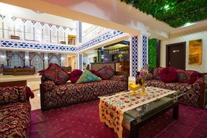 Lobby sitting area - Asia Bukhara Hotel (Bukhara)