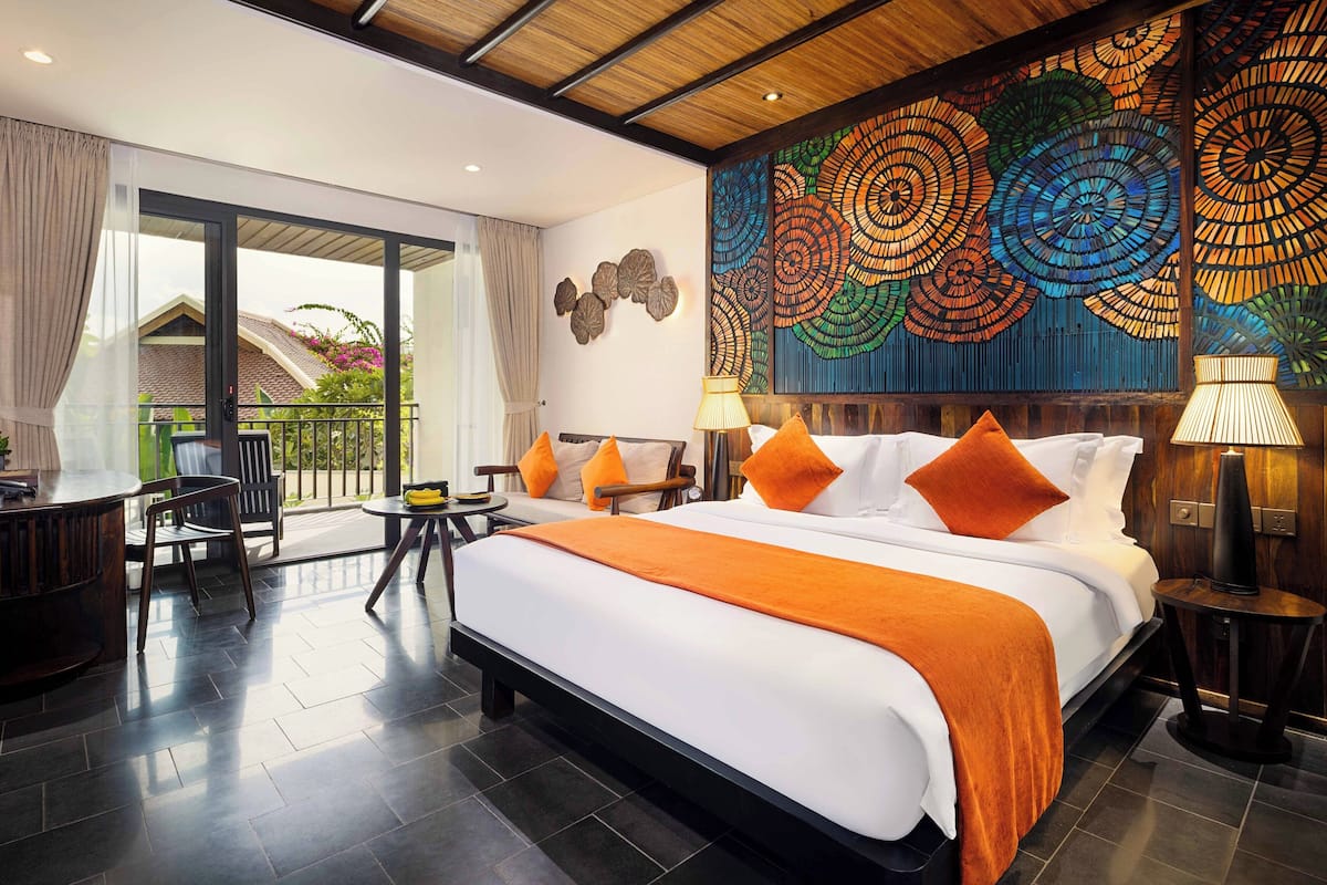 Quarto família, 2 quartos, vista para o jardim | Vista para o jardim