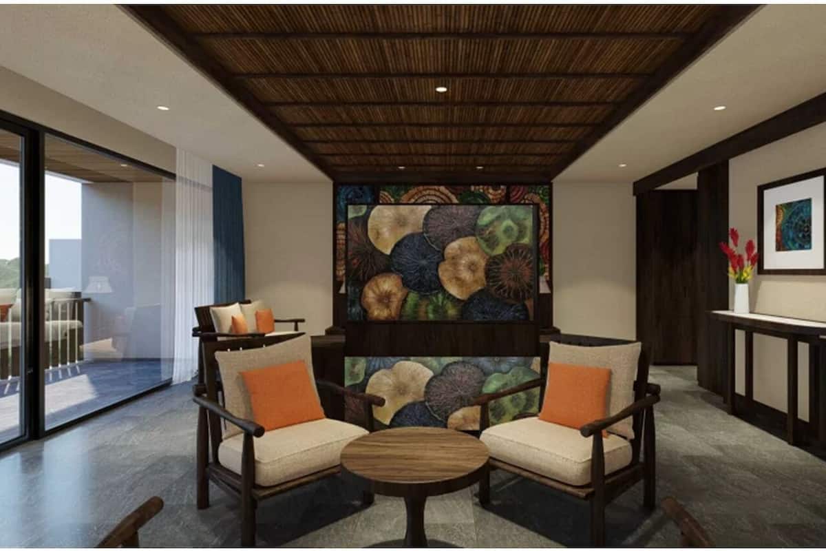 Family Room, 2 Bedrooms, Garden View