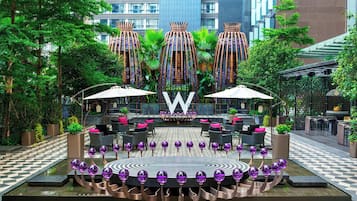 Udsigt fra overnatningsstedet