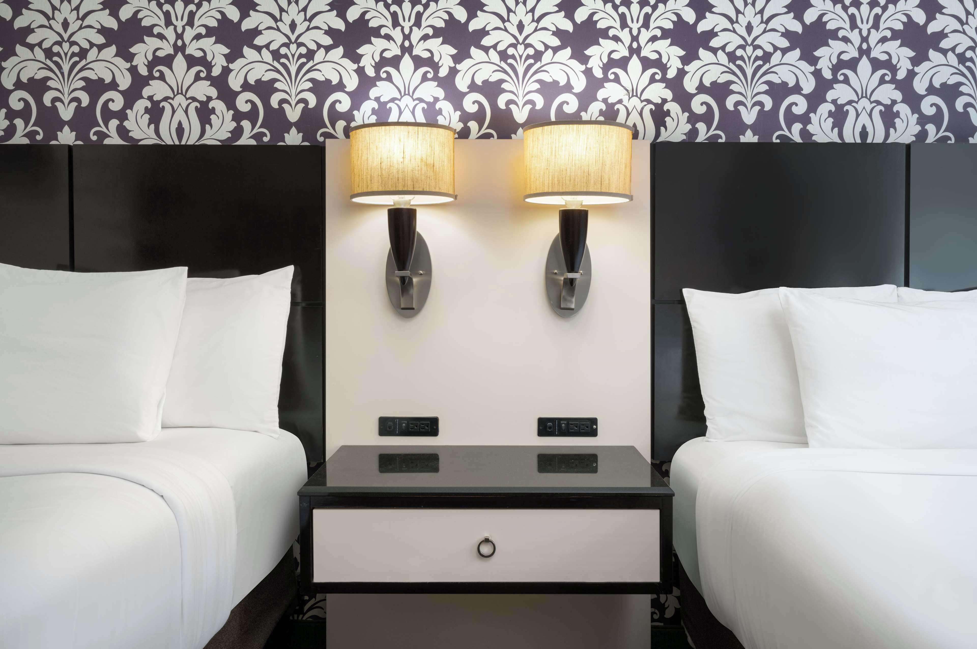 standard room, 2 double beds, non smoking | premium bedding, in-room safe, desk, blackout curtains