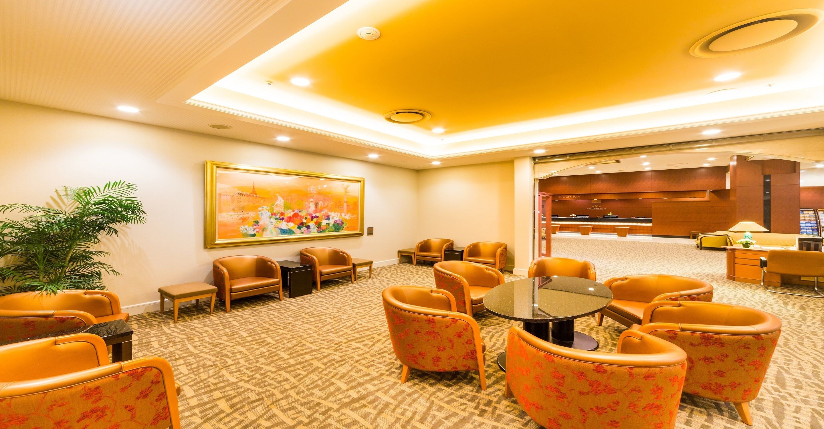 Sala de estar en el lobby