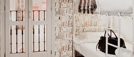 Down duvets, blackout curtains, soundproofing