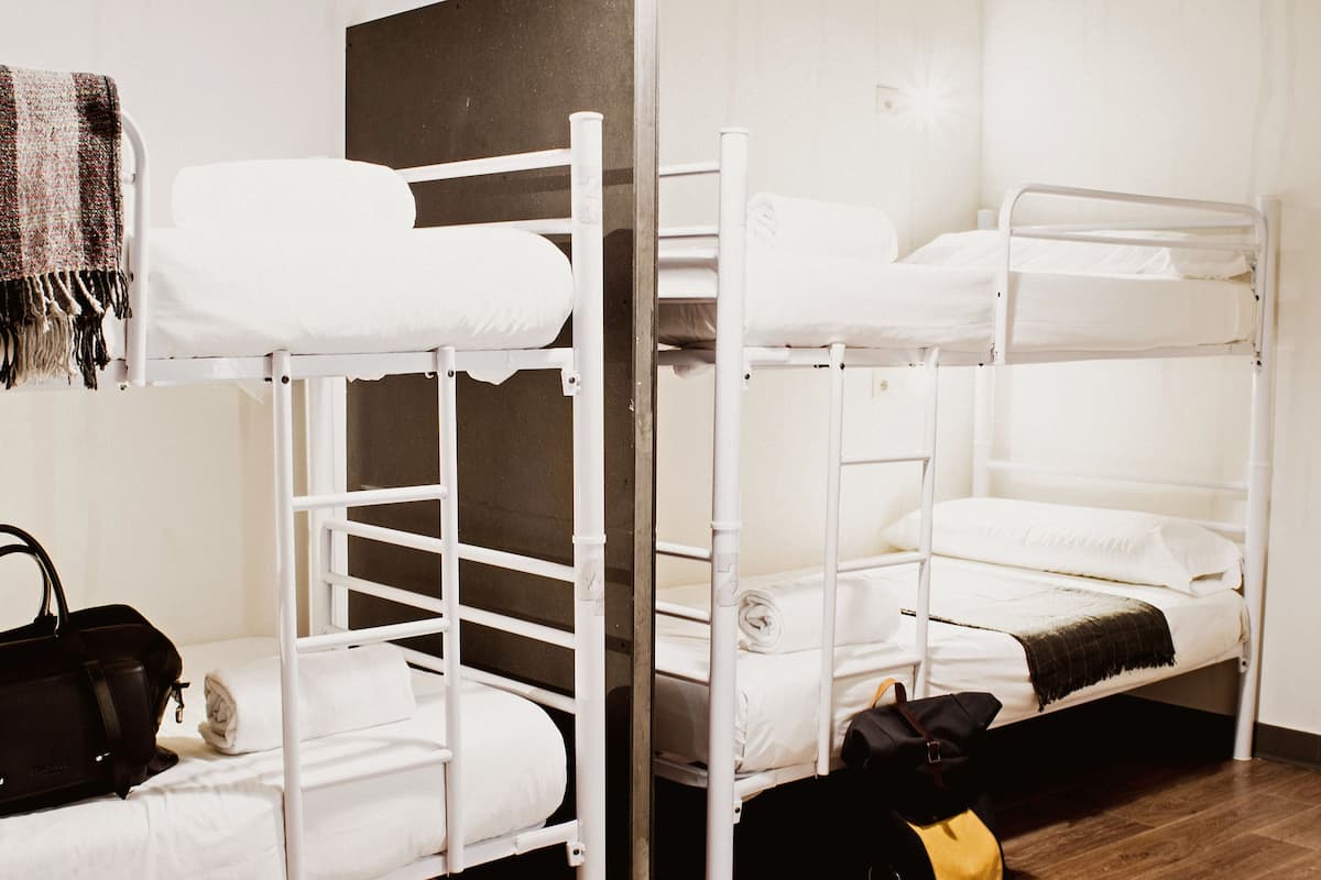 Down comforters, blackout drapes, soundproofing, iron/ironing board