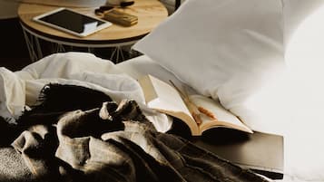 Superior tweepersoonskamer, terras | Donzen dekbedden, verduisterende gordijnen, geluiddichte muren