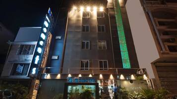 Front of property – evening/night