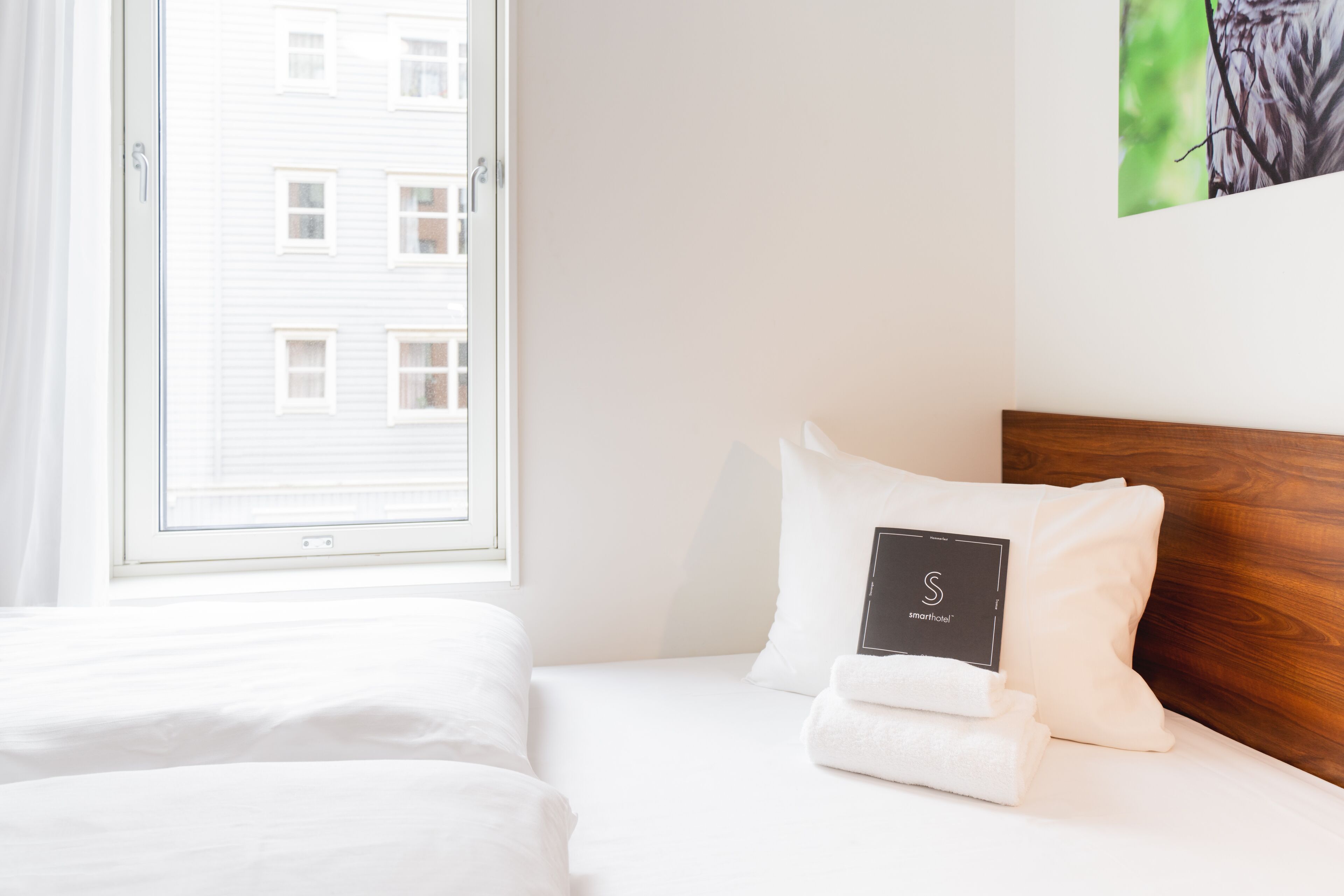 desk, blackout curtains, free wifi, bed sheets