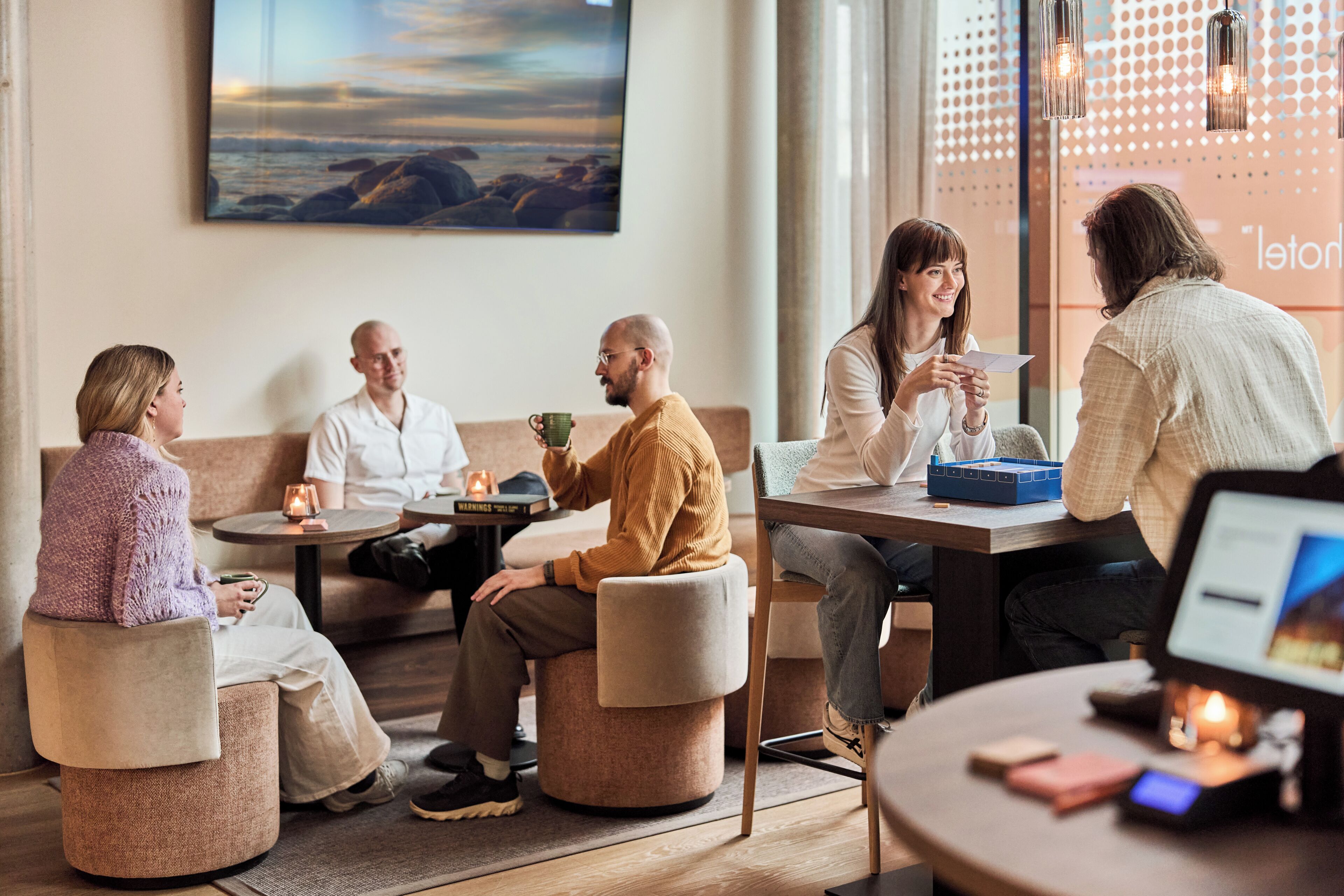 Lobby sitting area