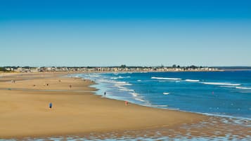 Vlak bij het strand