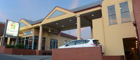 Front of property - evening/night