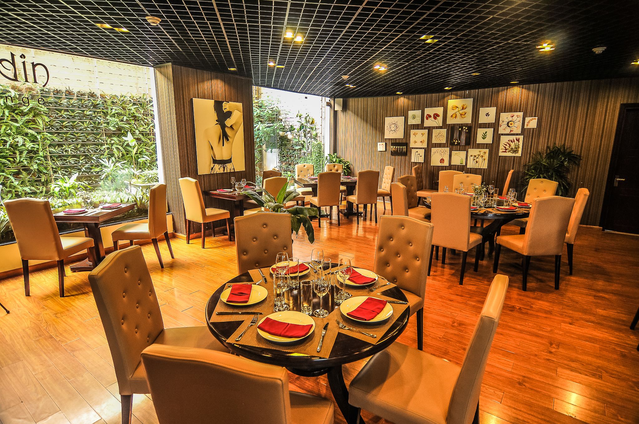 Café da manhã, almoço e jantar; culinária internacional 