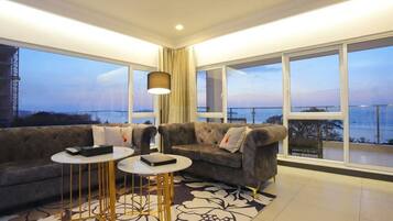 21-inch TV with cable channels