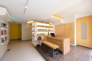 Sitteområde i lobbyen