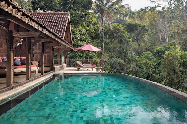 Deluxe villa, 2 slaapkamers, privézwembad, uitzicht op vallei | Privézwembad