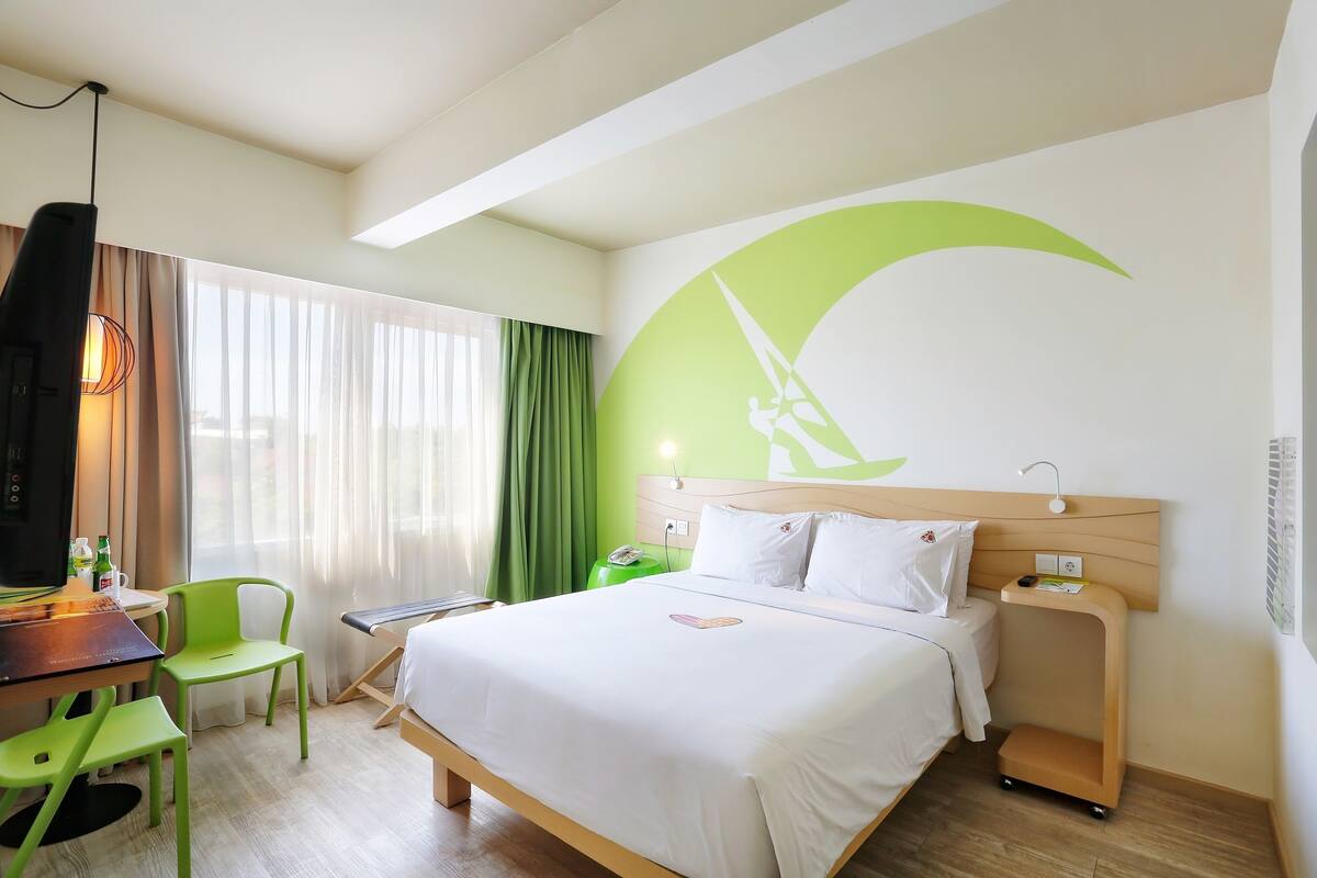 Kamar Keluarga, 2 kamar tidur | Seprai premium, meja kerja, tirai kedap cahaya, dan setrika/meja setrika