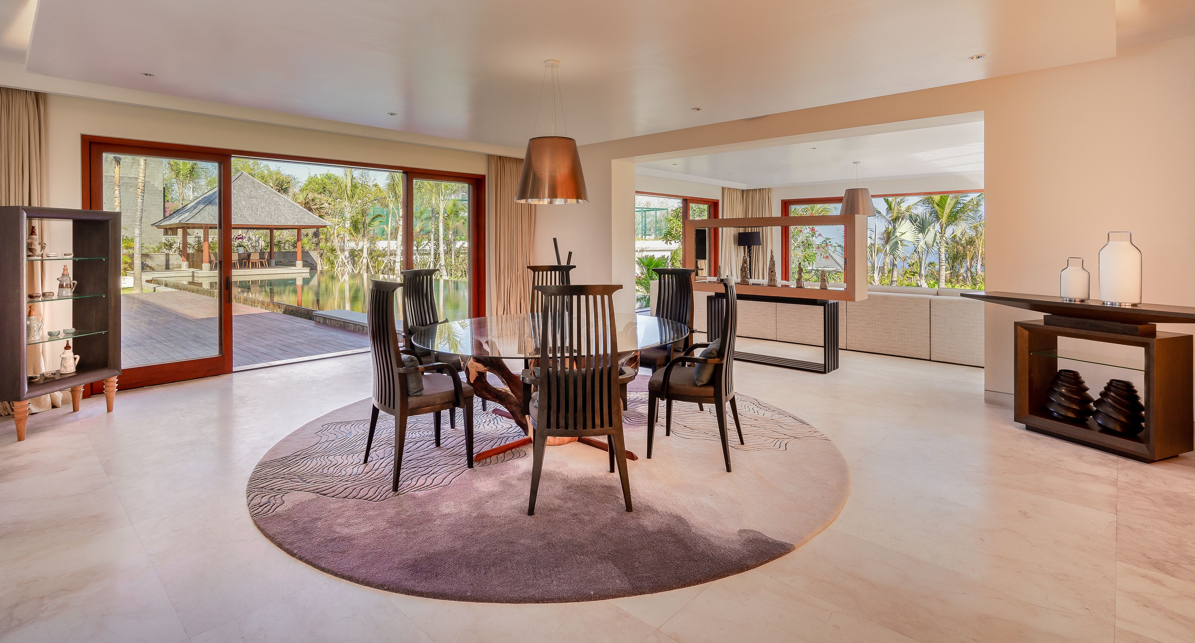 luxury villa, 3 bedrooms, private pool, ocean view (the ridge) | family dining | 3 restaurants, breakfast, lunch, dinner served; international cuisine