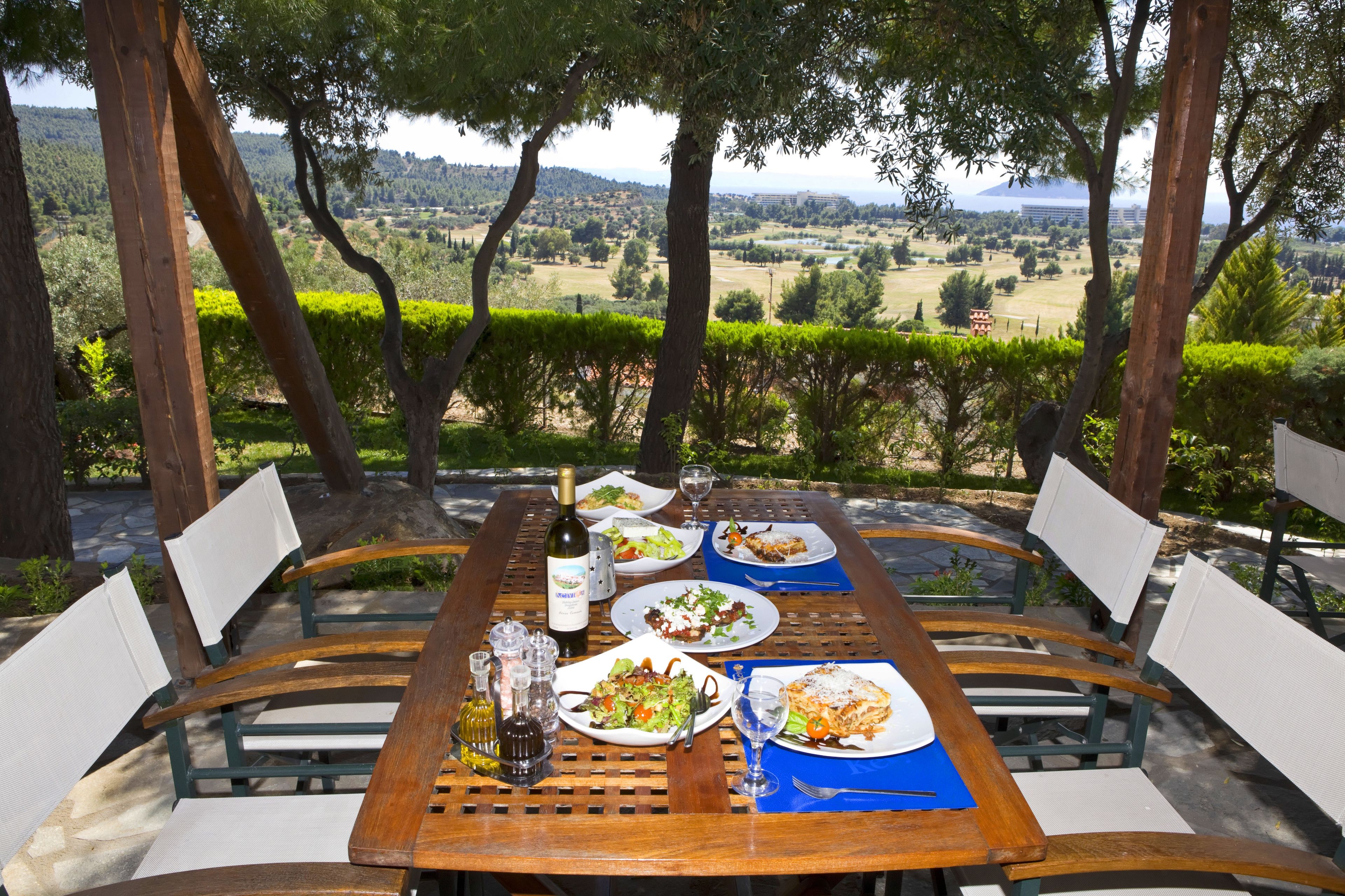 breakfast, lunch, dinner served; greek cuisine, pool views