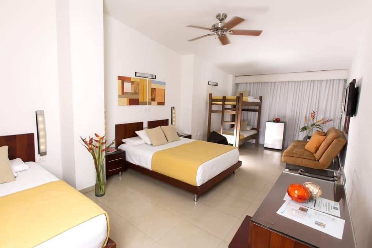 Minibar, in-room safe, desk, blackout curtains