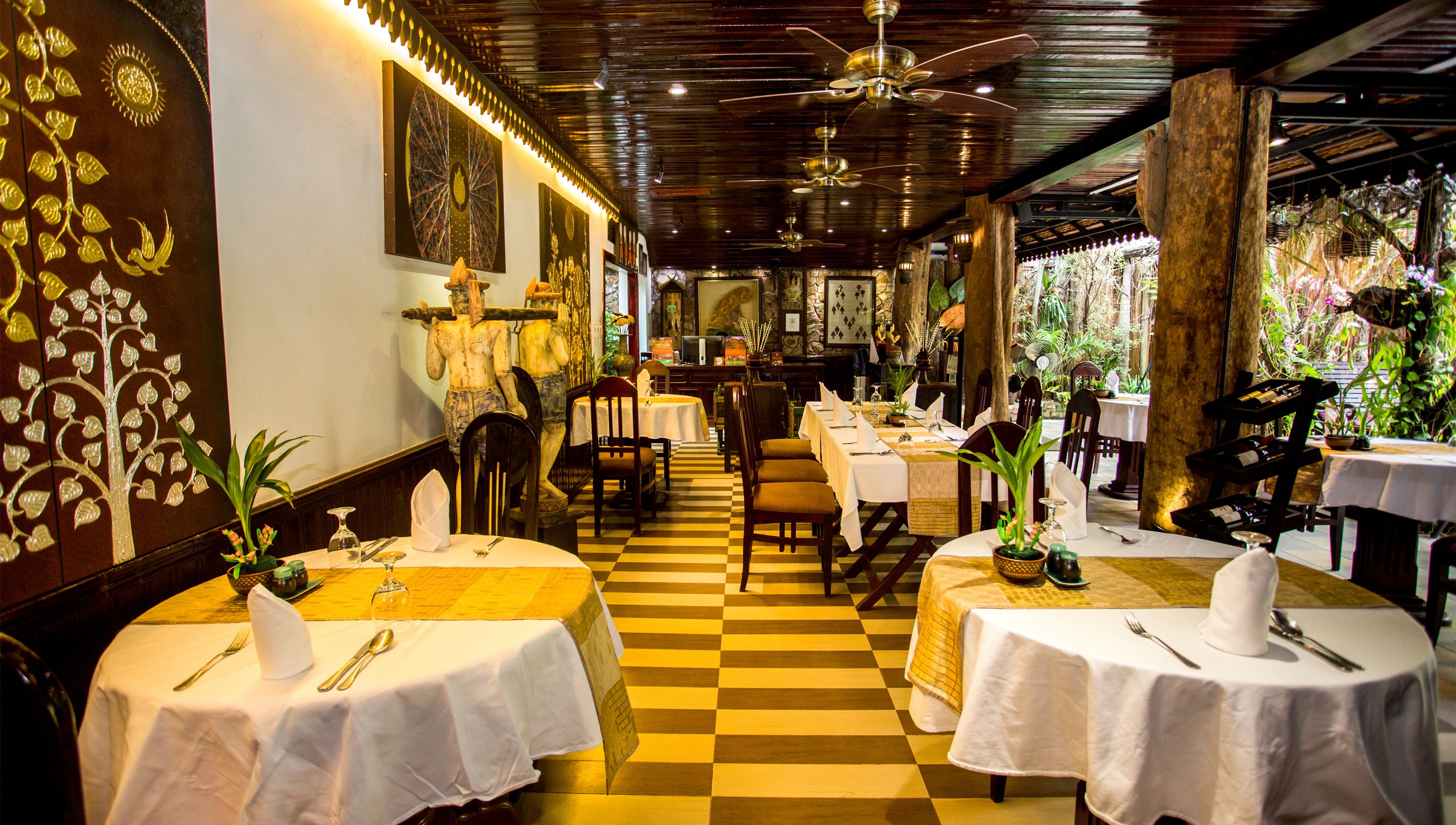 breakfast, lunch served; local and international cuisine, pool views