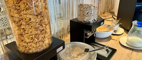 Daily buffet breakfast (EUR 15 per person)