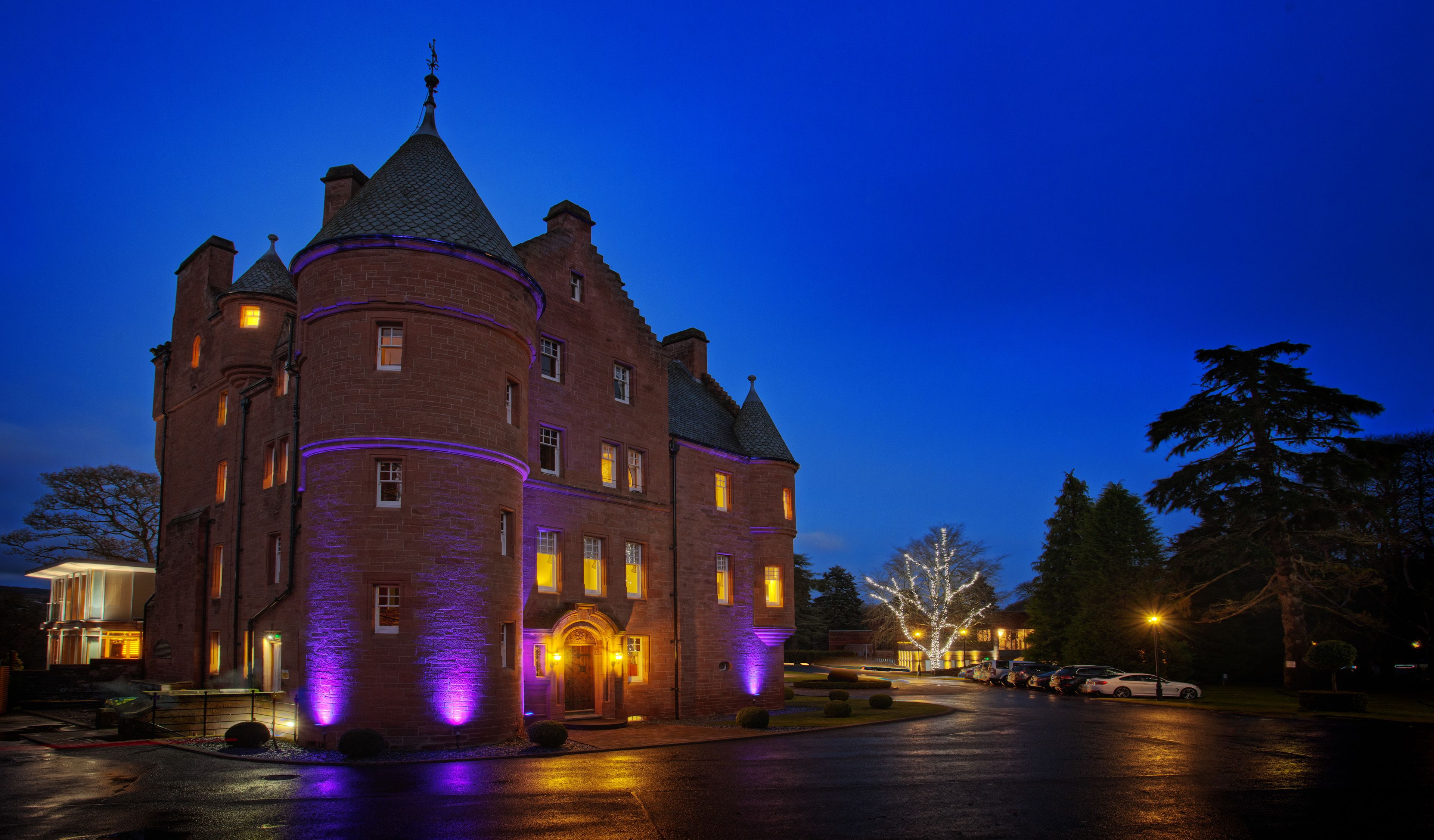 front of property – evening/night