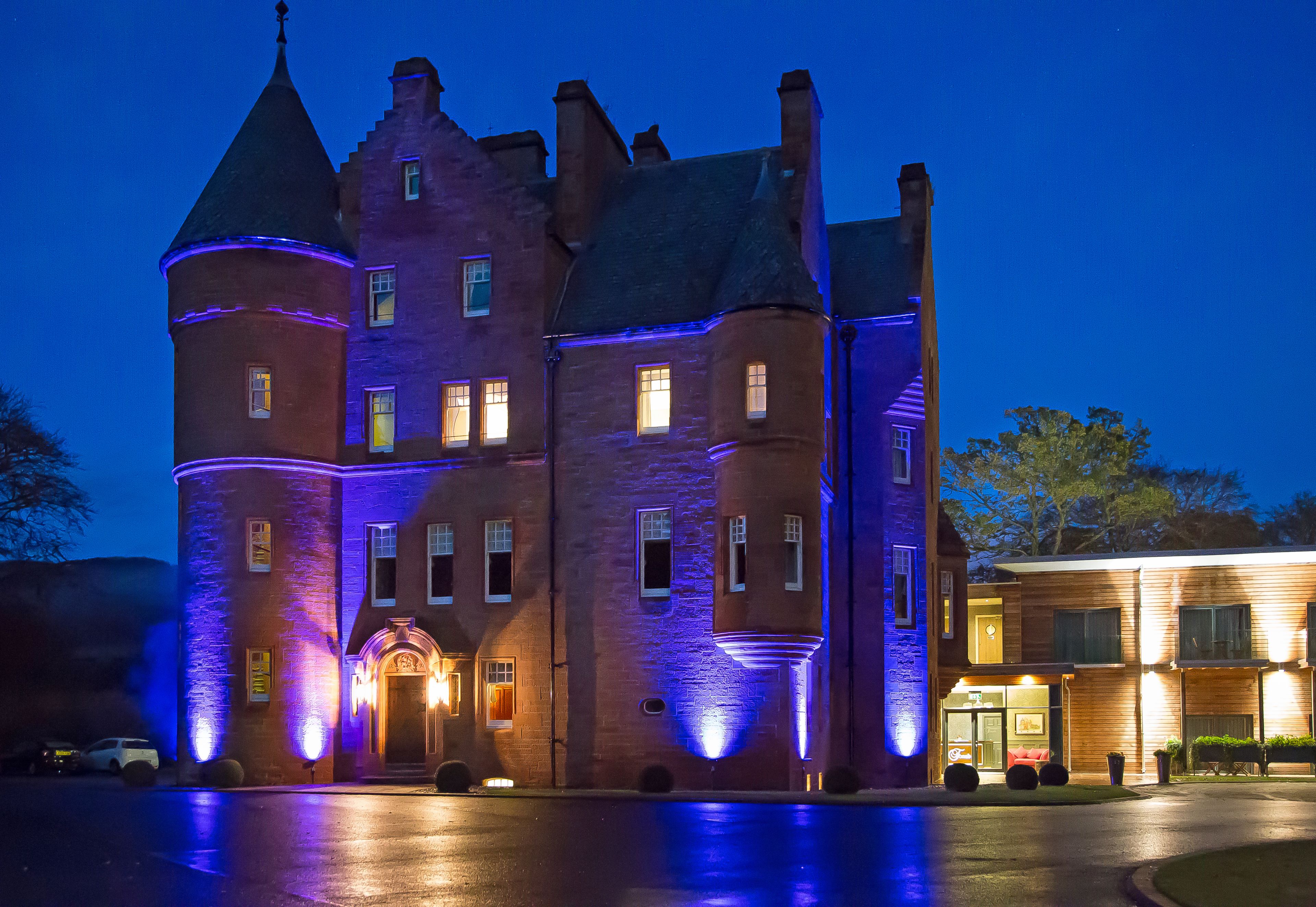 front of property – evening/night