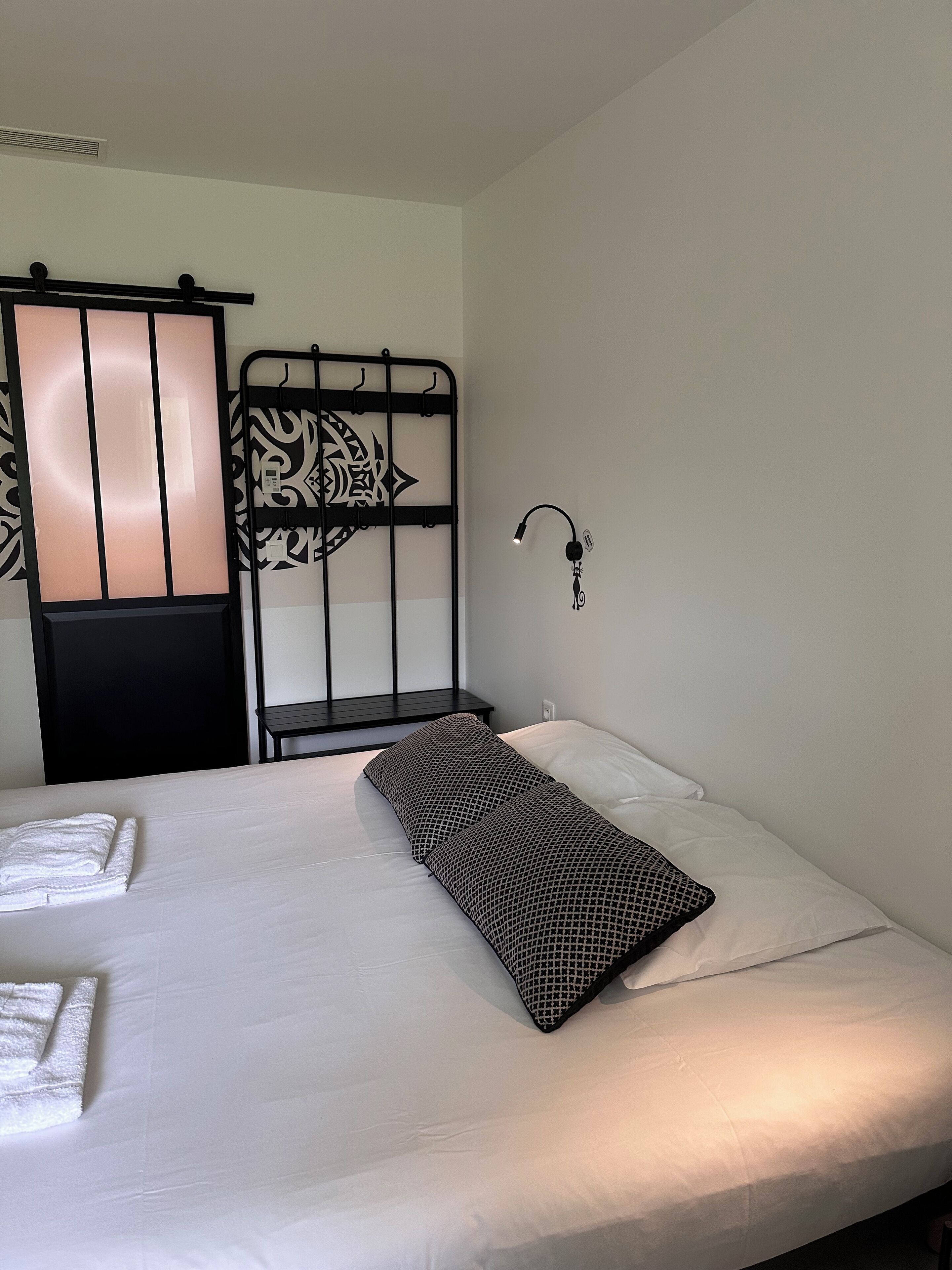 comfort double room | desk, blackout curtains, soundproofing, iron/ironing board