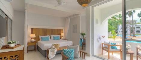 Bustani Junior Suite | 迷你吧、客房内保险箱、办公桌、笔记本电脑工作区