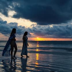 Spiaggia privata, sabbia bianca, ombrelloni, teli da spiaggia